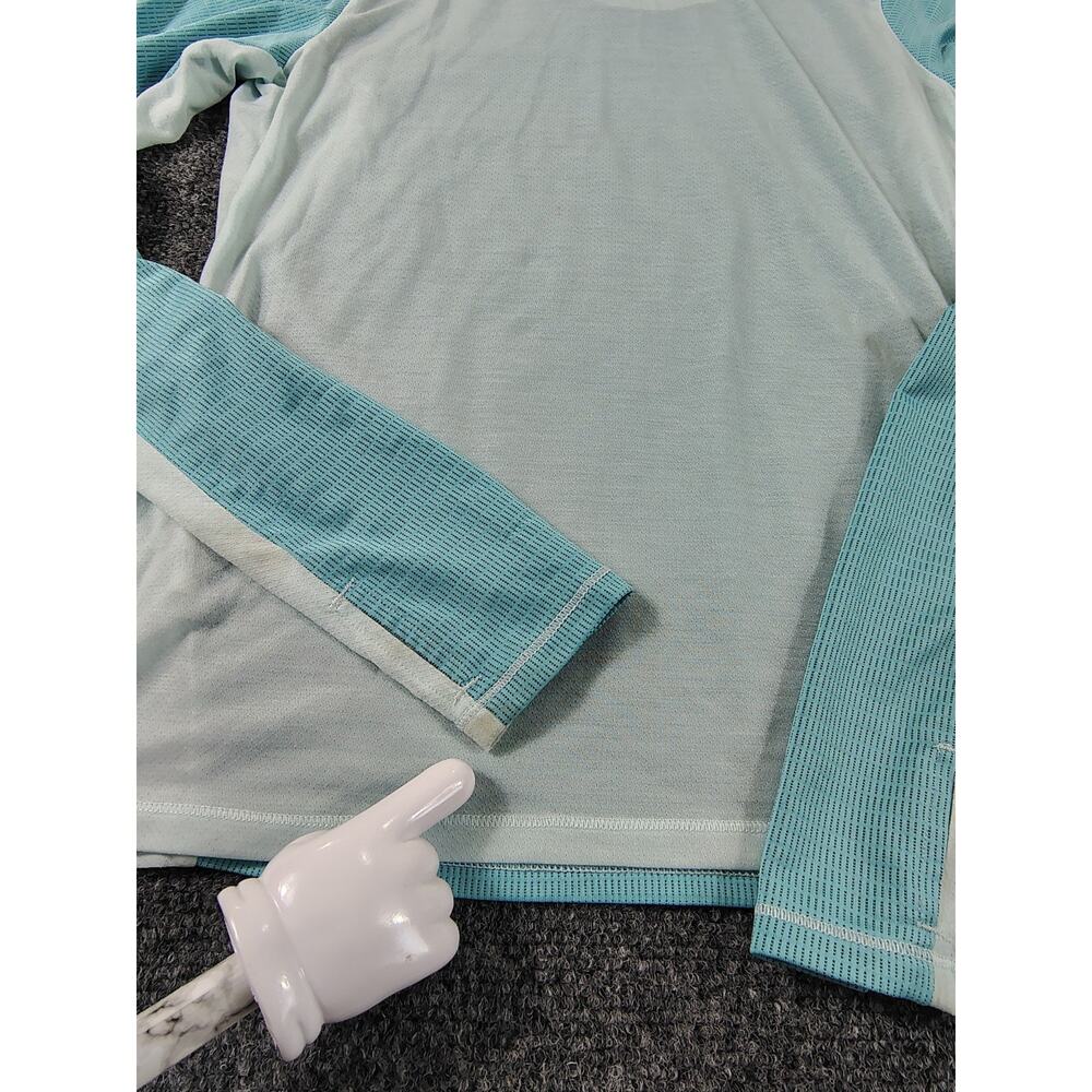 Hoka Airolite Hoody LS Shirt Womens S Blue Lightweight Running Hiking Outdoor - Picture 13 of 14